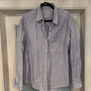 Jill McGowan Blue Striped Women’s Shirt